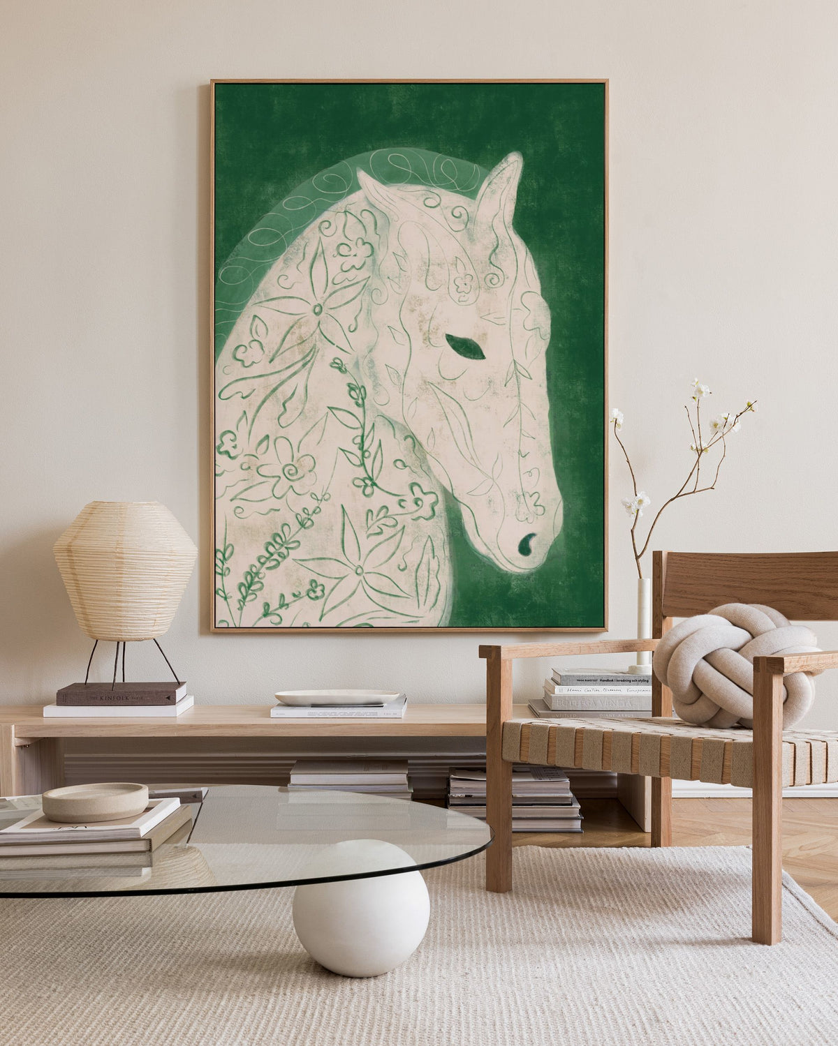 Lucrecia Rey Caro - Earth Horse Canvas print