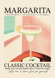Margarita Classic Cocktail Print