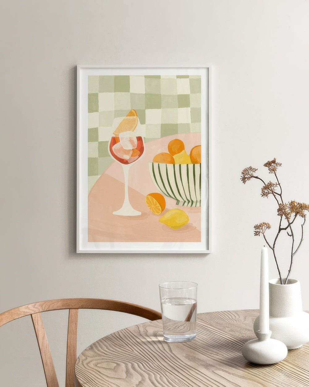 Citrus and Drinks Print