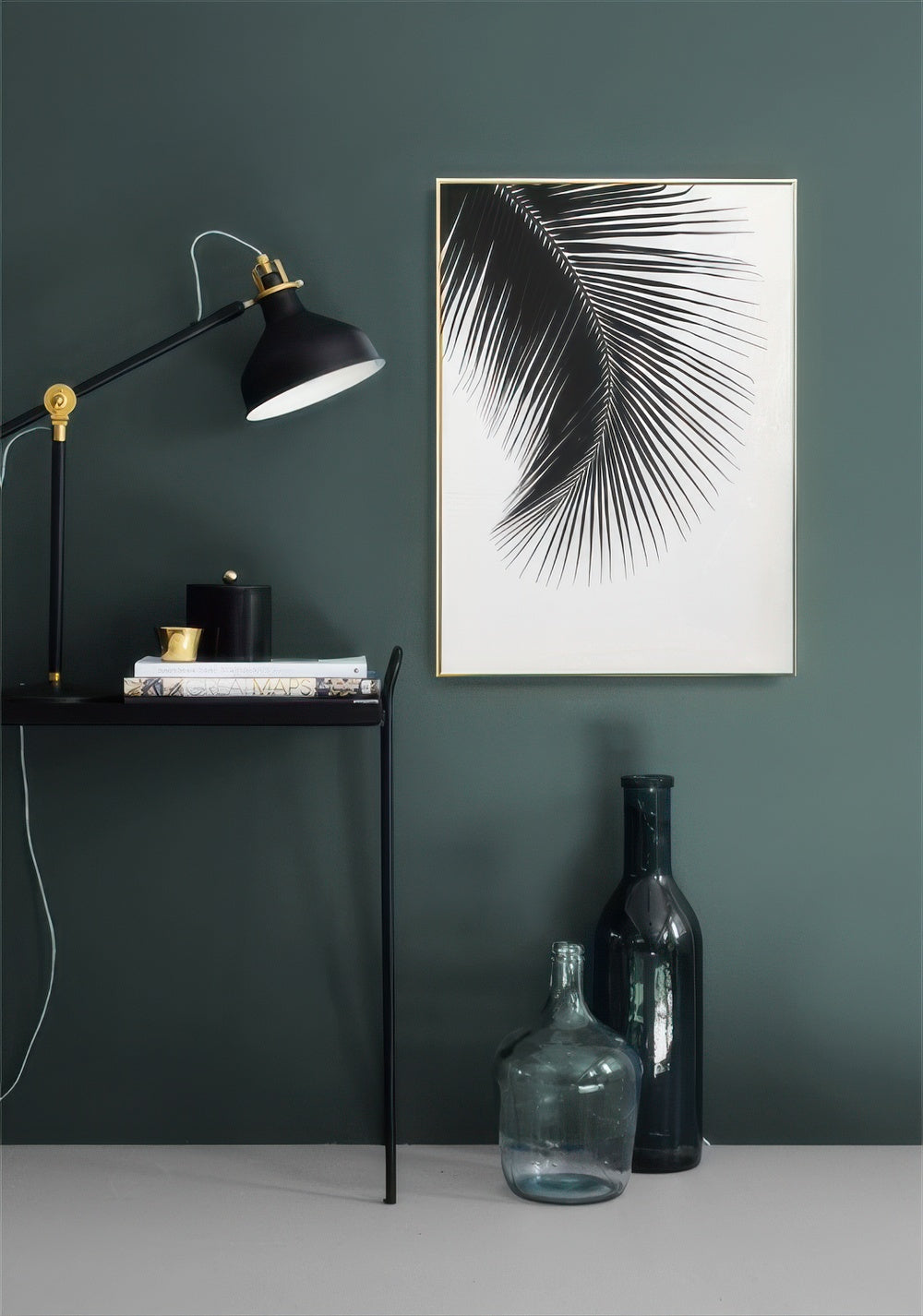 Black Palm Leaf, Print