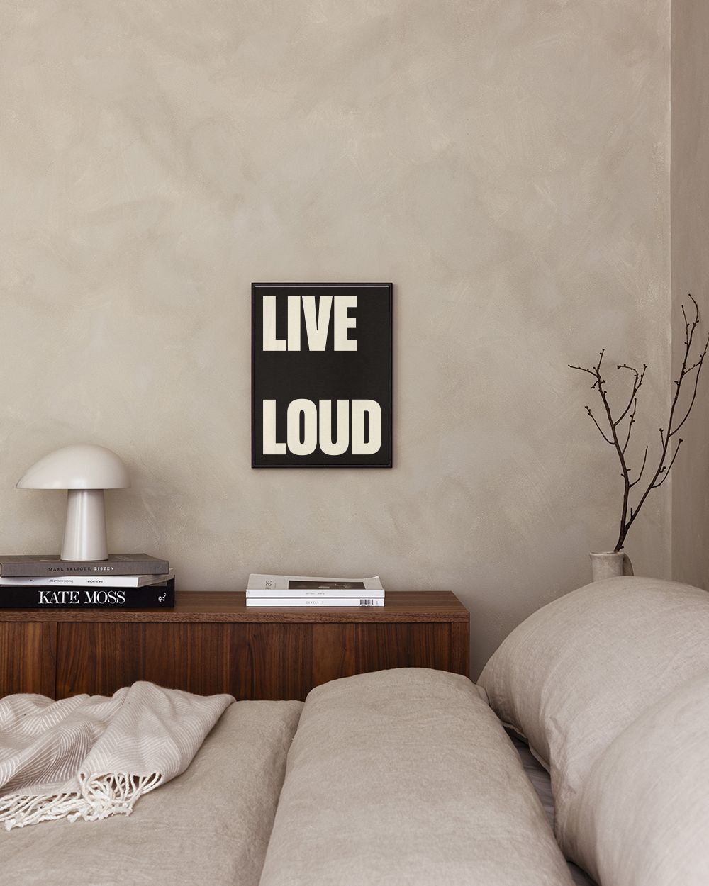 Live Loud Print