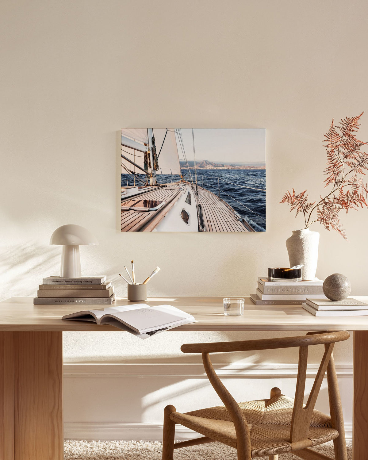 On a Boat Canvas