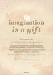 Mrs Mighetto - Story of the Doves Beige Print