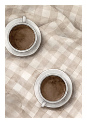 Cups of Coffee Print