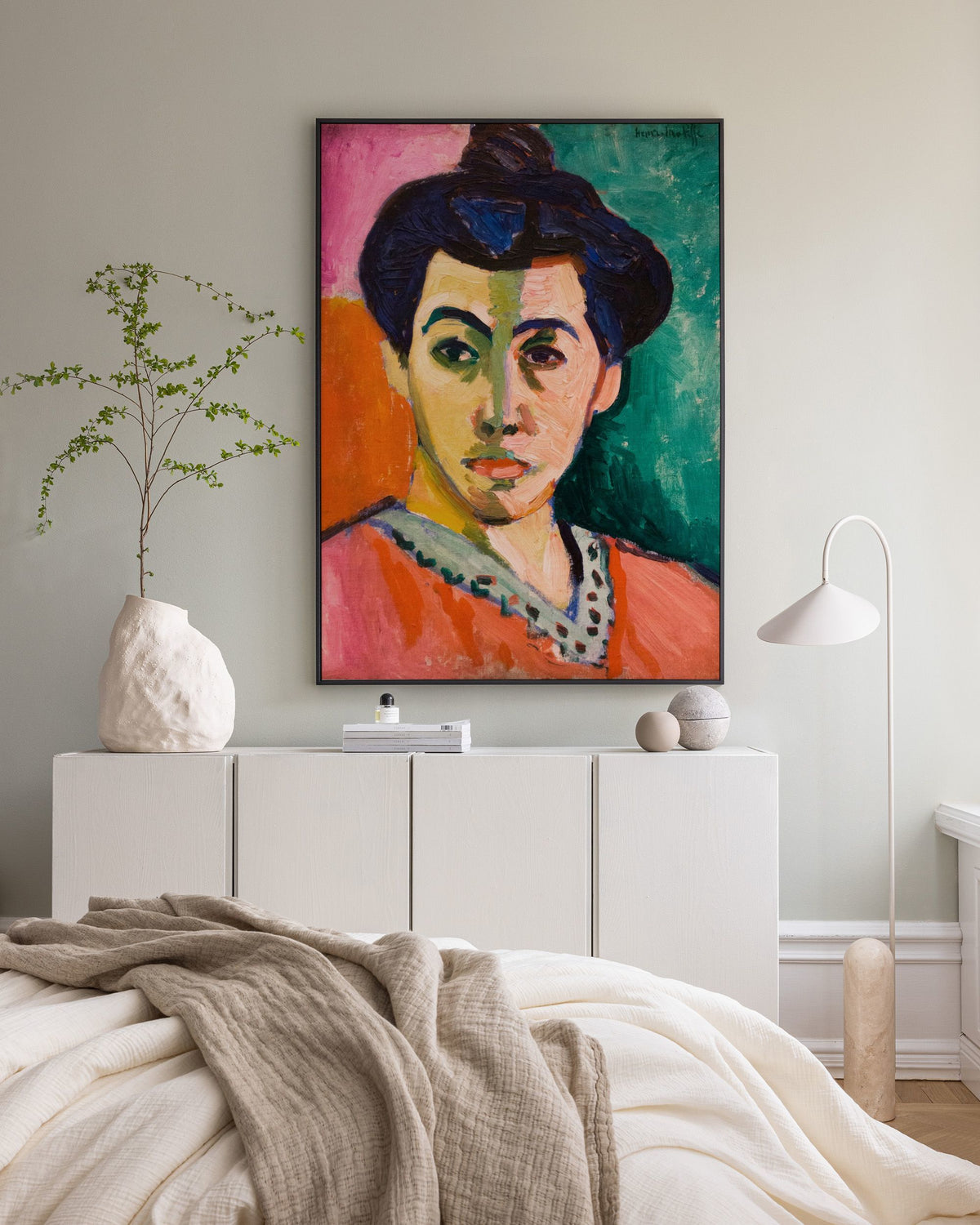 Matisse - The Green Stripe Canvas print