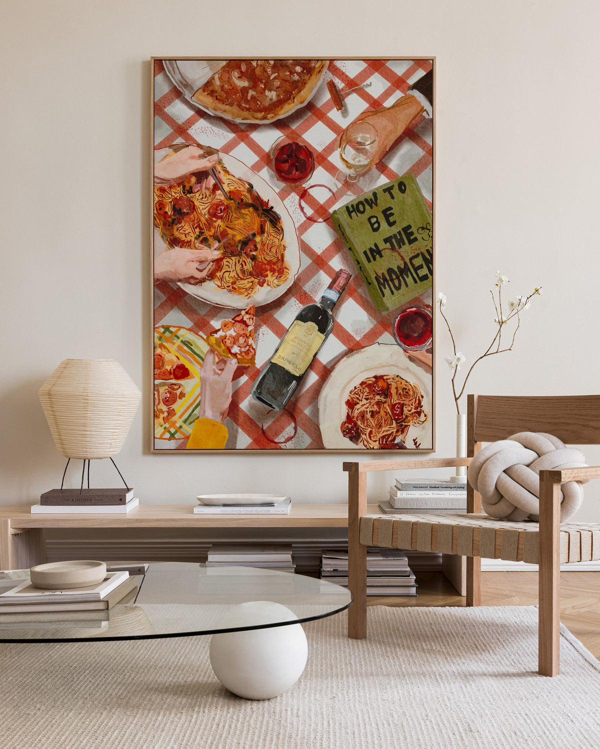 Ekaterina Zagorska - Pizza & Pasta Party Canvas print