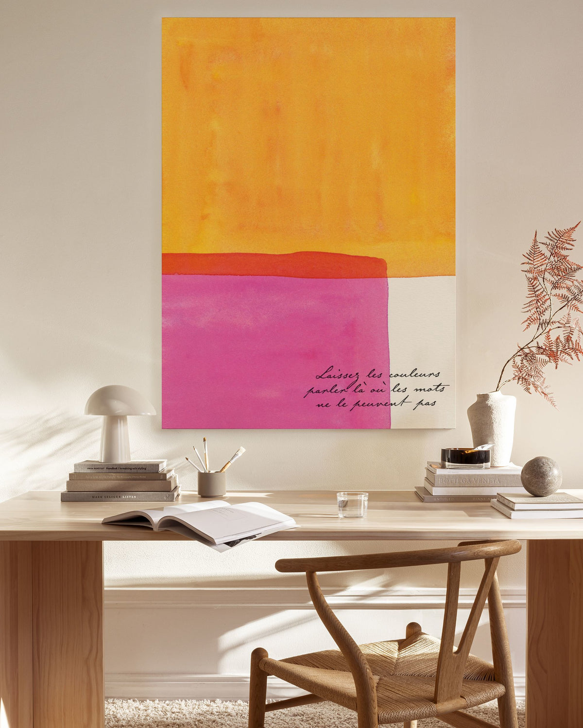Let Colours Speak Canvas print