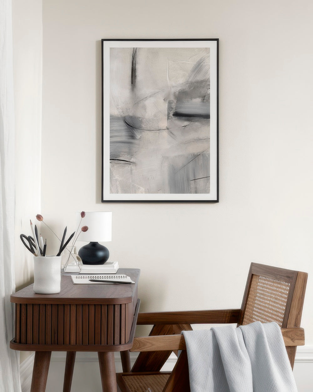 Abstract Greyscale No2 Print