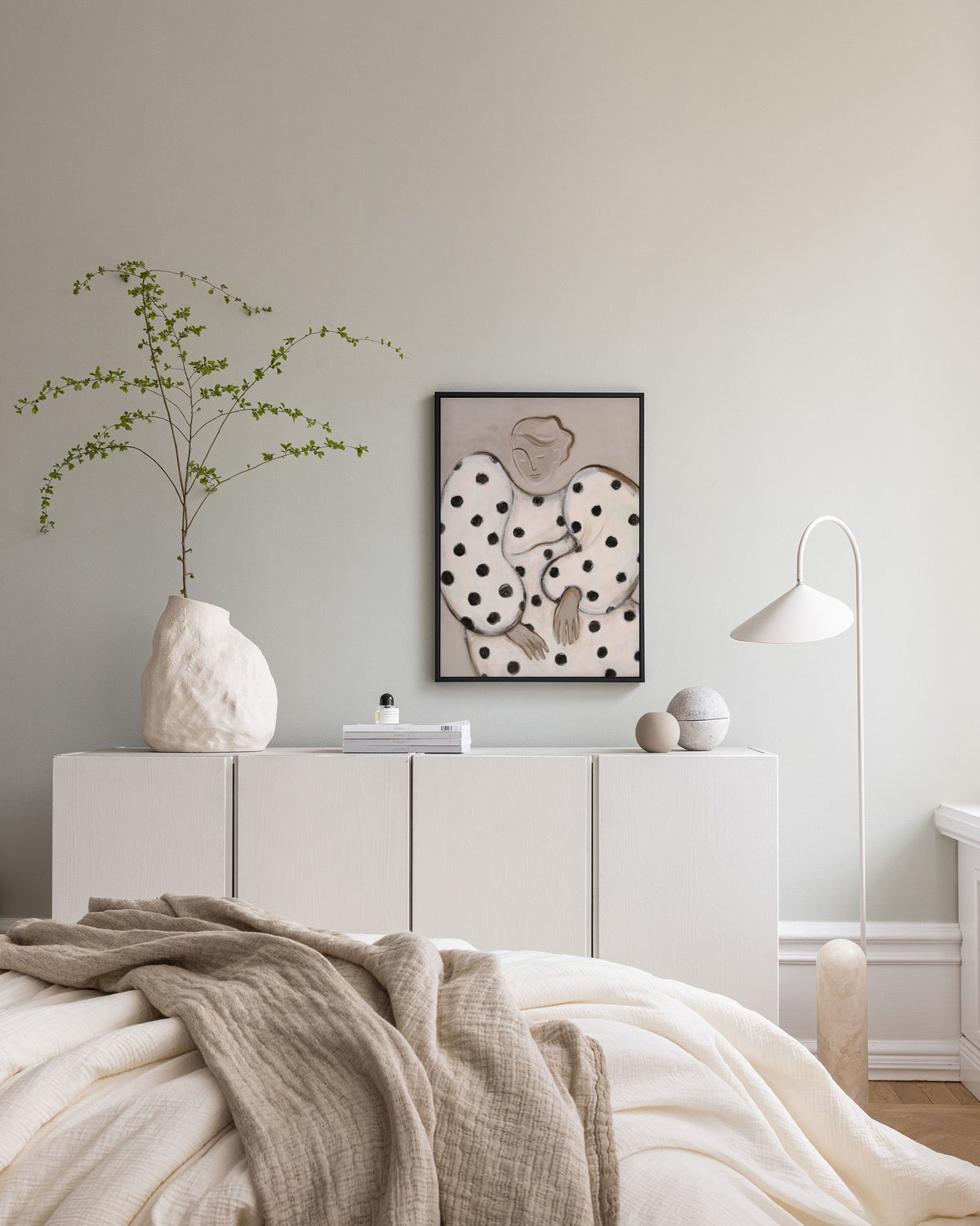 Polka Dotted Dream Canvas print