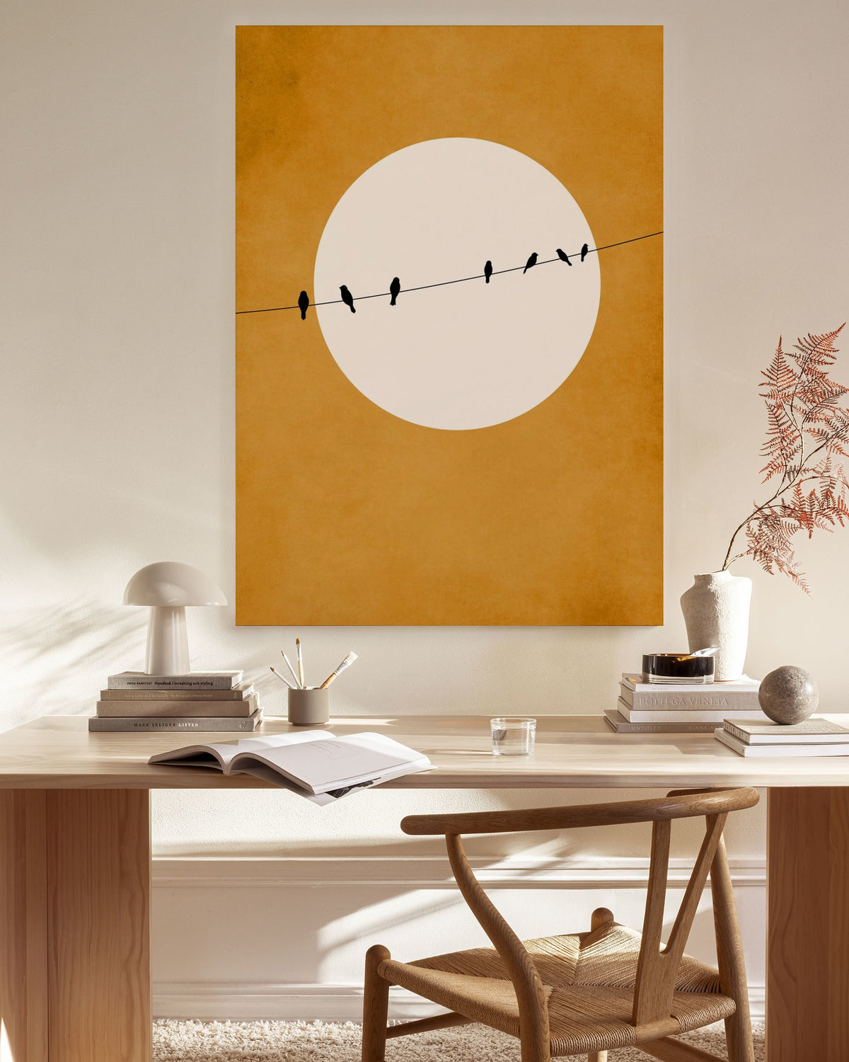 Boris Draschoff  Kubistika - Chirping and Chilling Canvas print