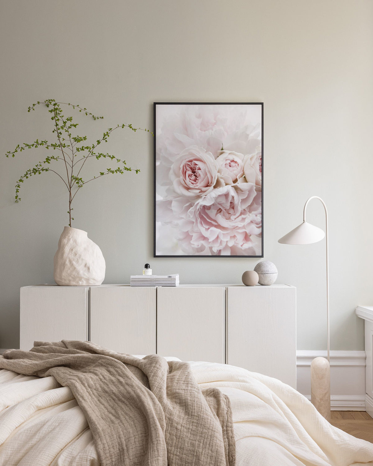 Peonies and Roses Canvas print