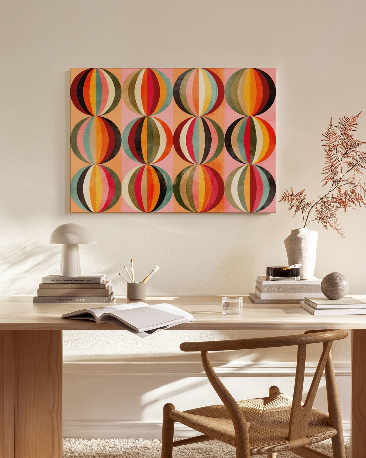 Chromatic Carnival Canvas print