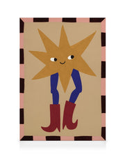 Star in Boots Canvas print