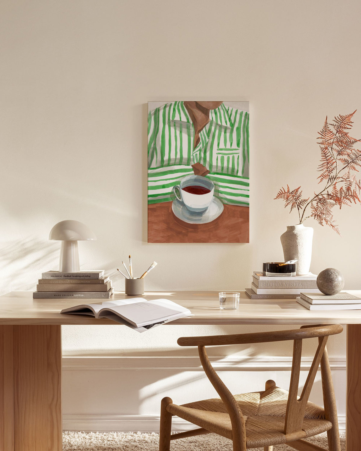 Laura Page - Coffee Morning Canvas print