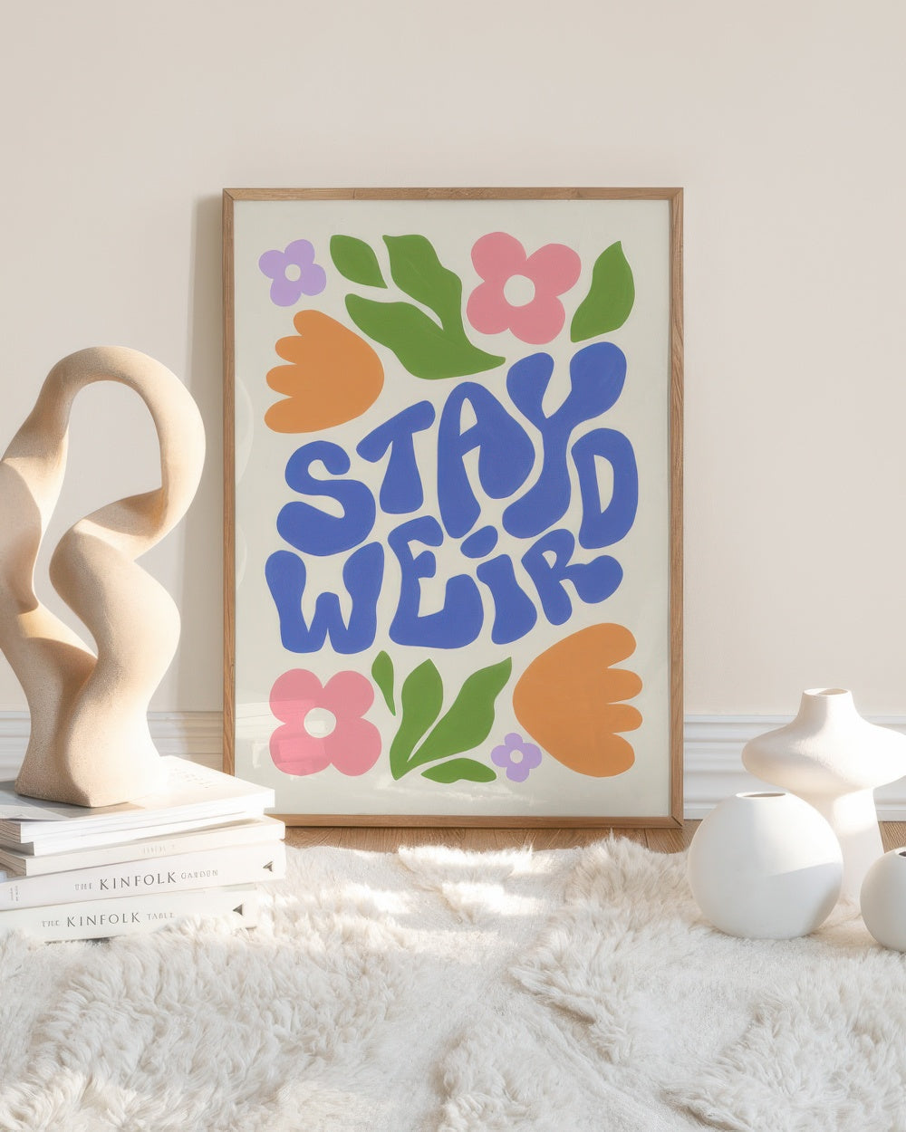 Flowers Stay Weird Print