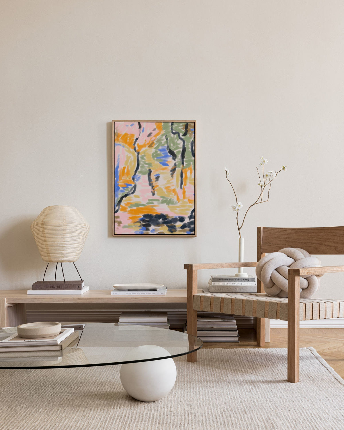 Le Jardin No1 Canvas print