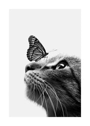 Butterfly Cat Print