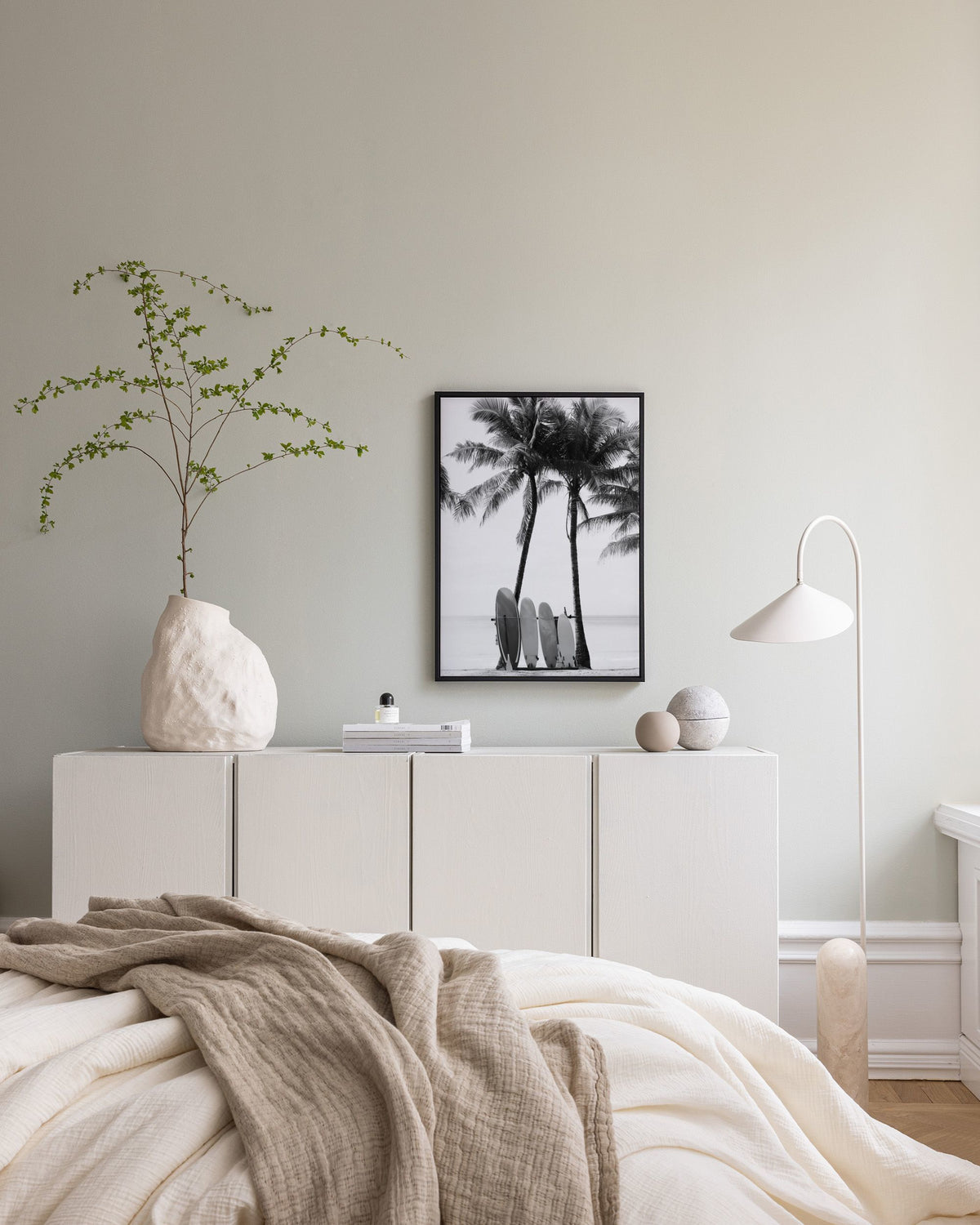Surfboards BW Canvas print