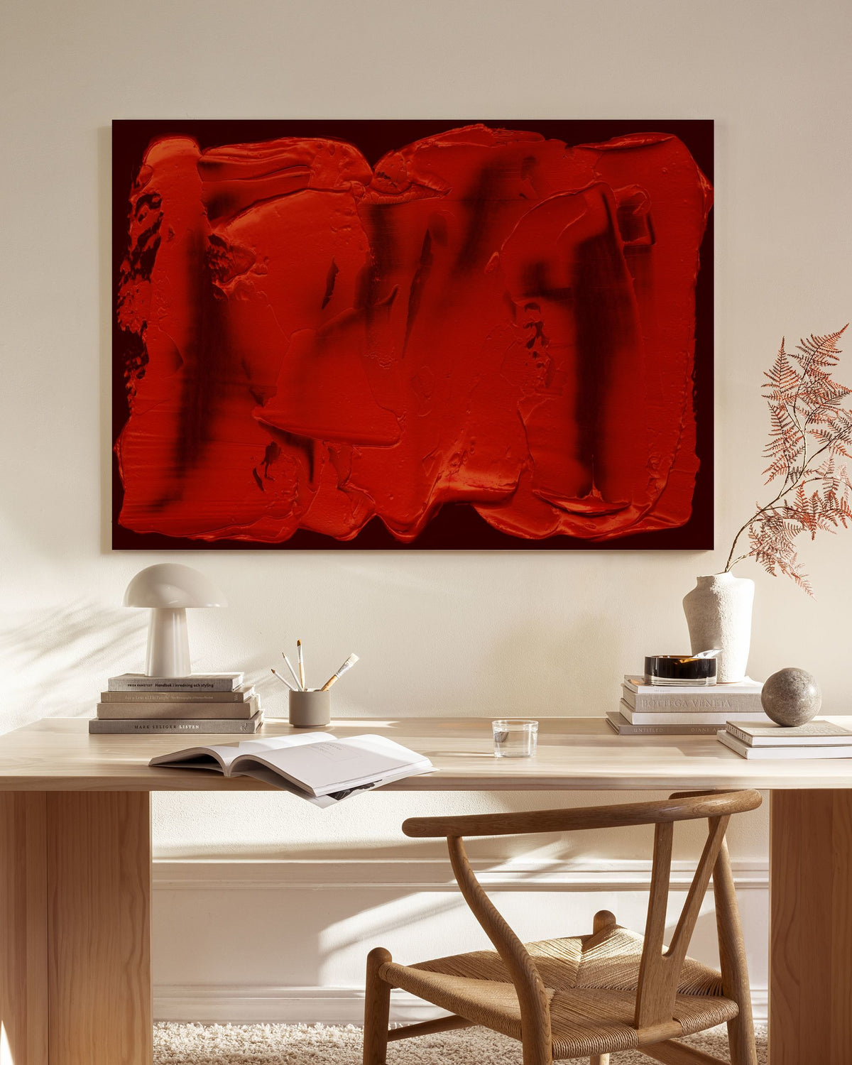 Body of Red Canvas print