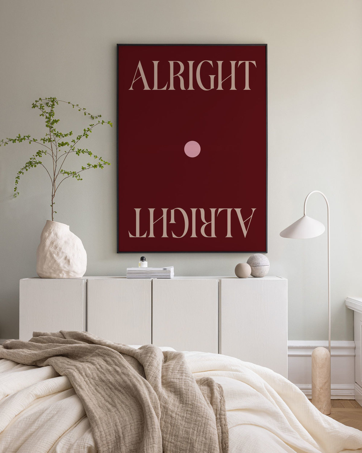 Alright Canvas print