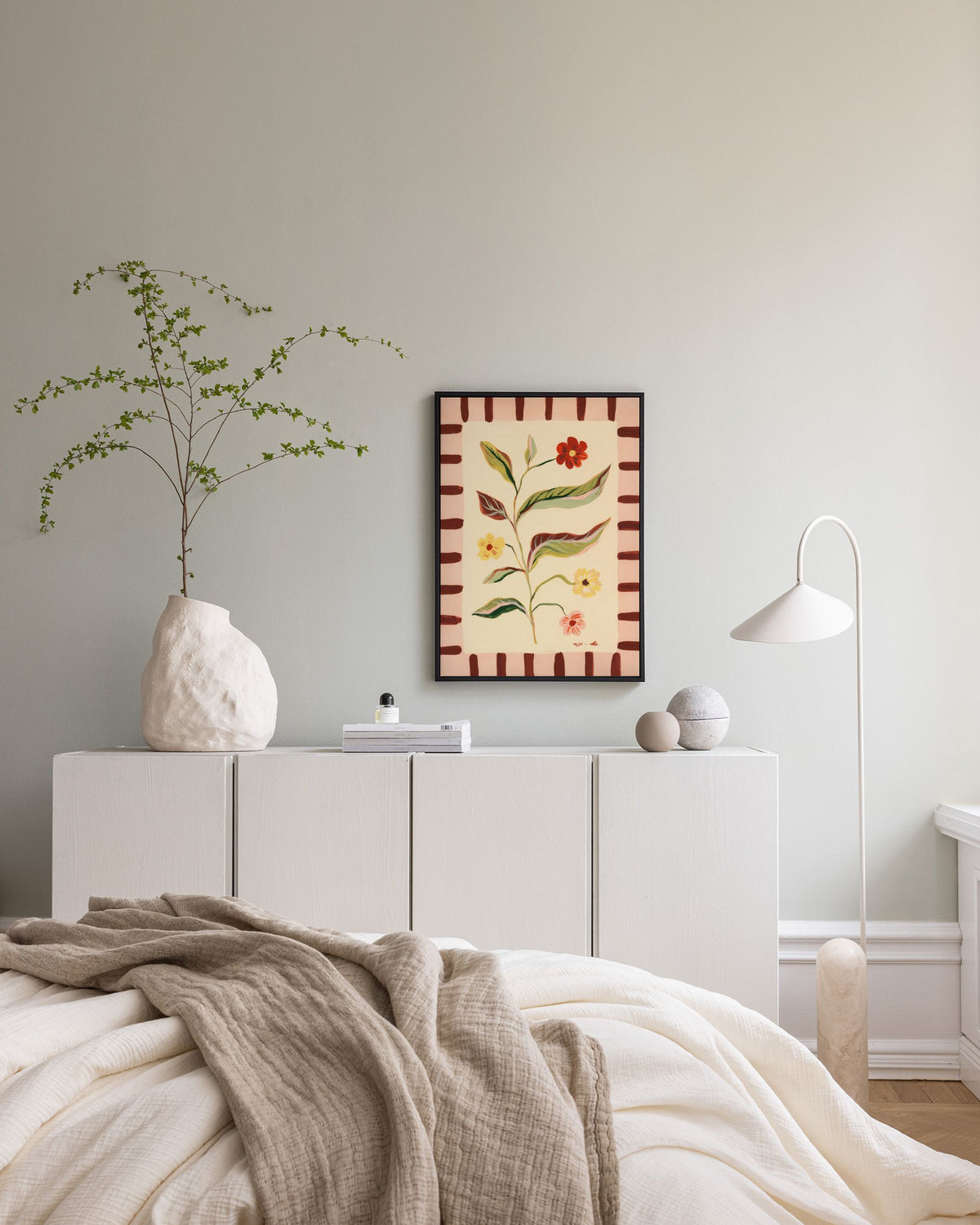 Framed Wildflowers Leinwandbild
