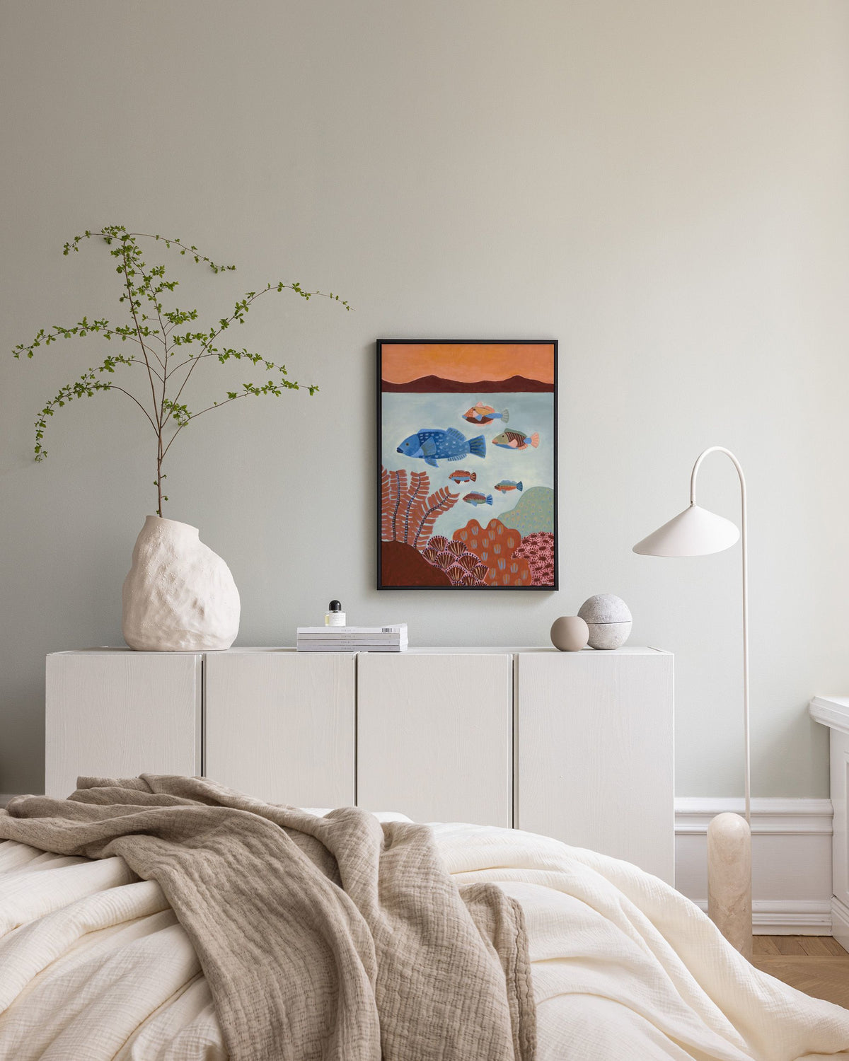 Karina Jambrak - A Swim in the Ocean Canvas print