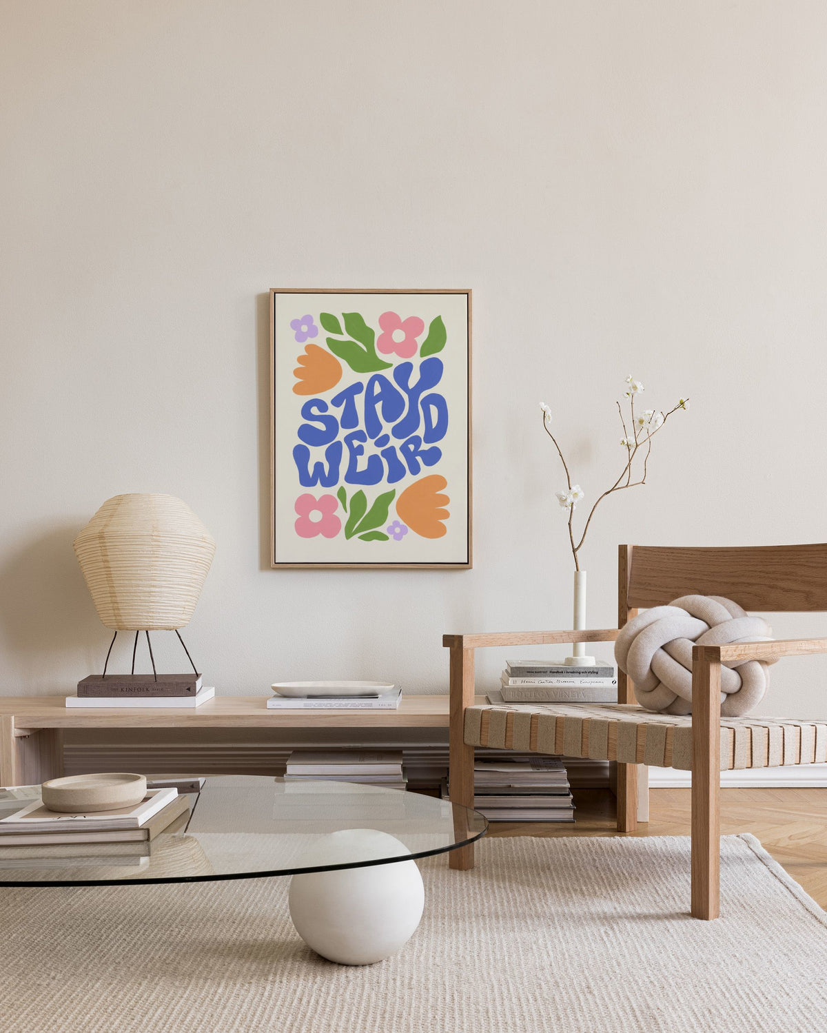 Flowers Stay Weird Canvas print