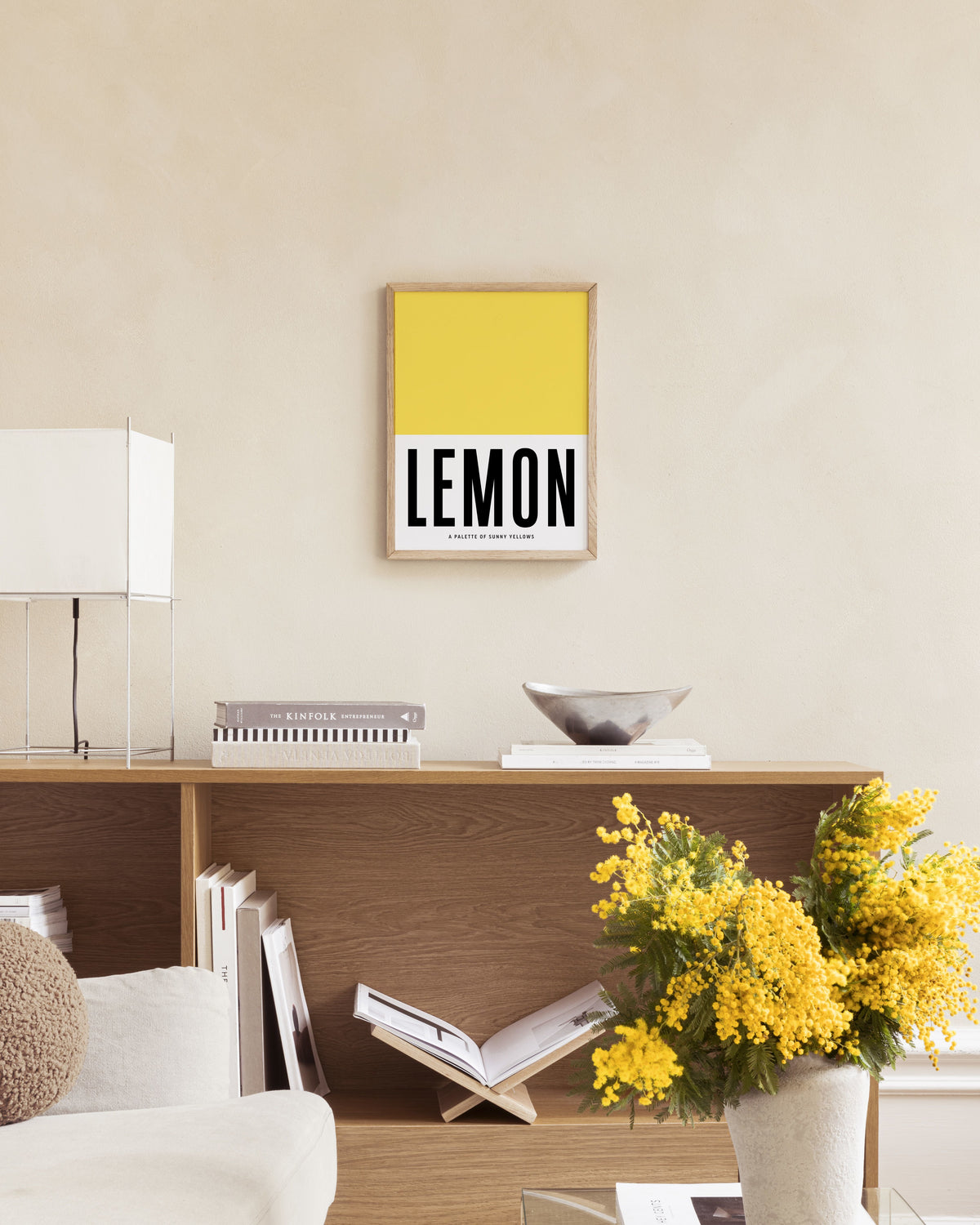 Lemon Yellow Print