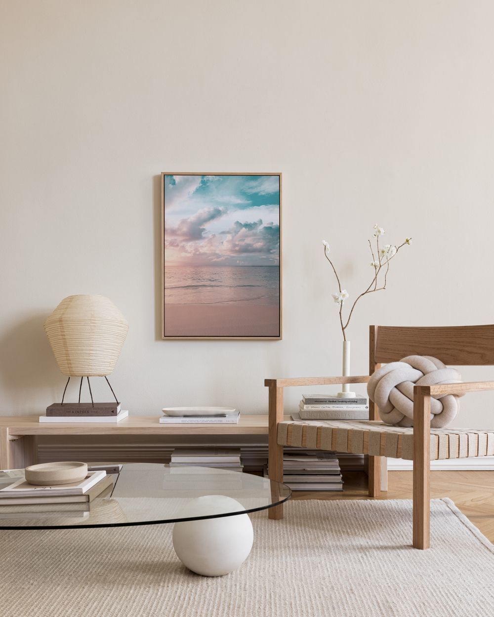 Pastel Sky Beach No2 Canvas print