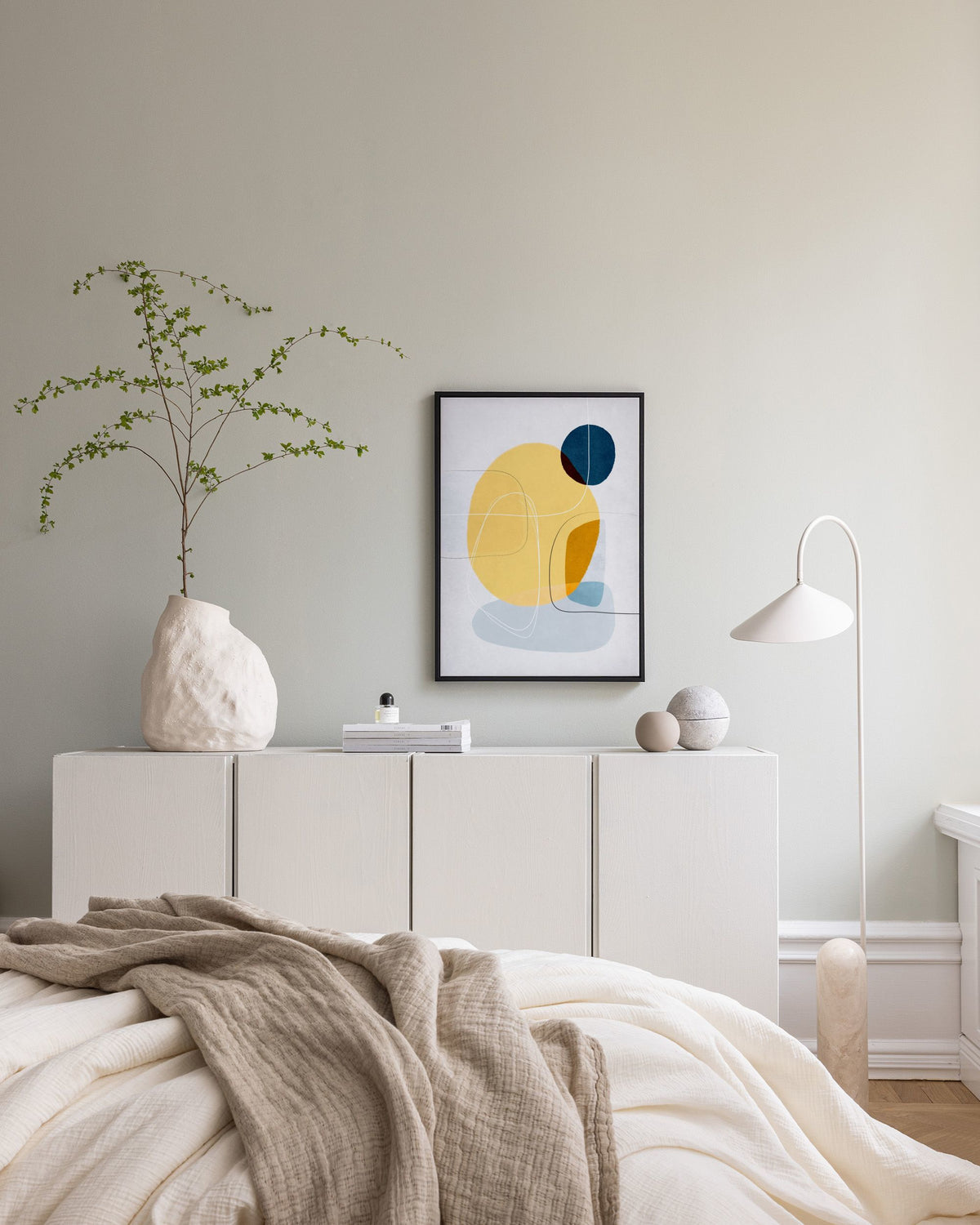Contemporary Yellow No1 Canvas print
