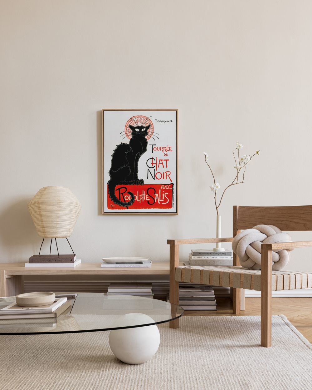 Chat Noir Canvas print