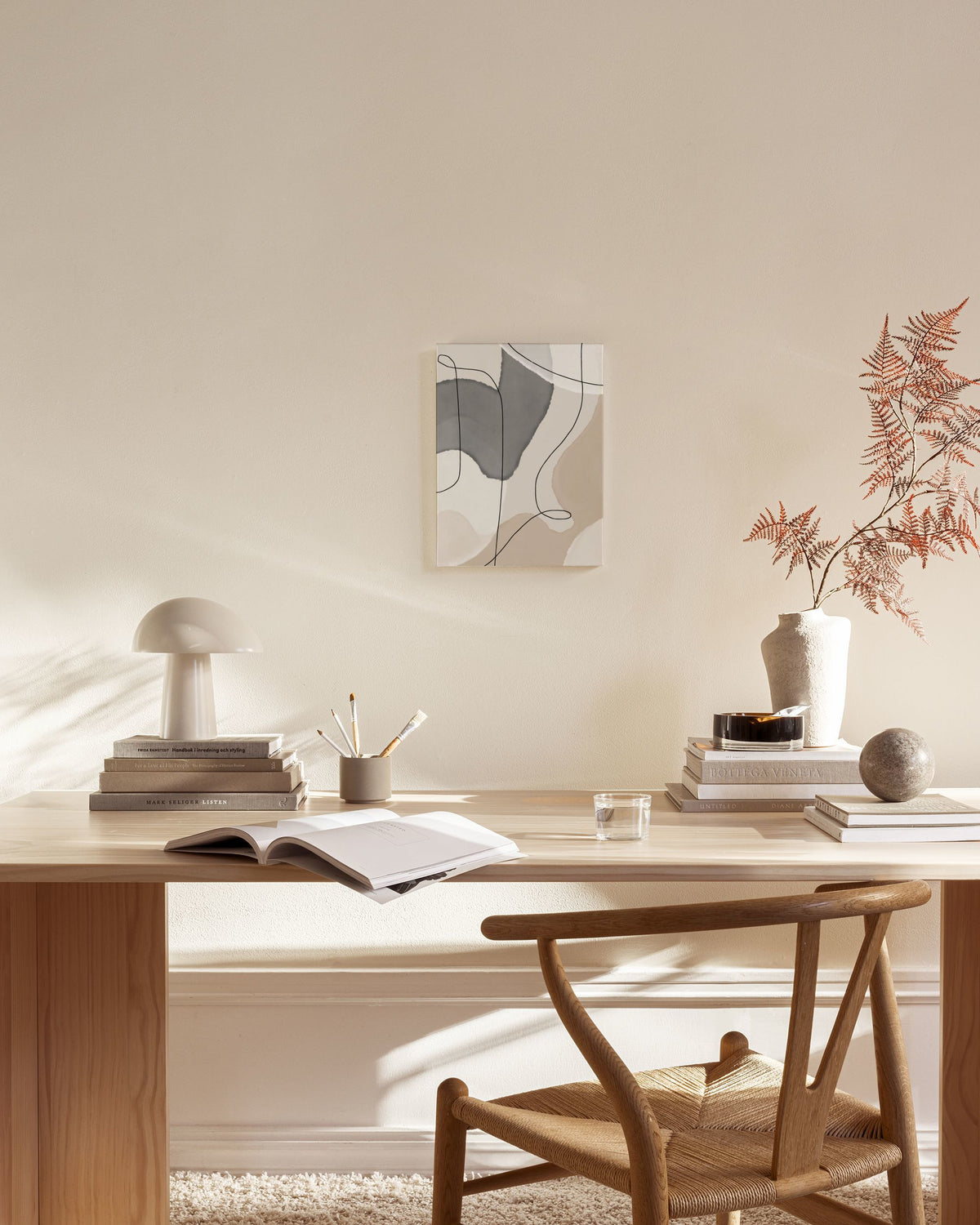 Shapes and Lines No2 Canvas print