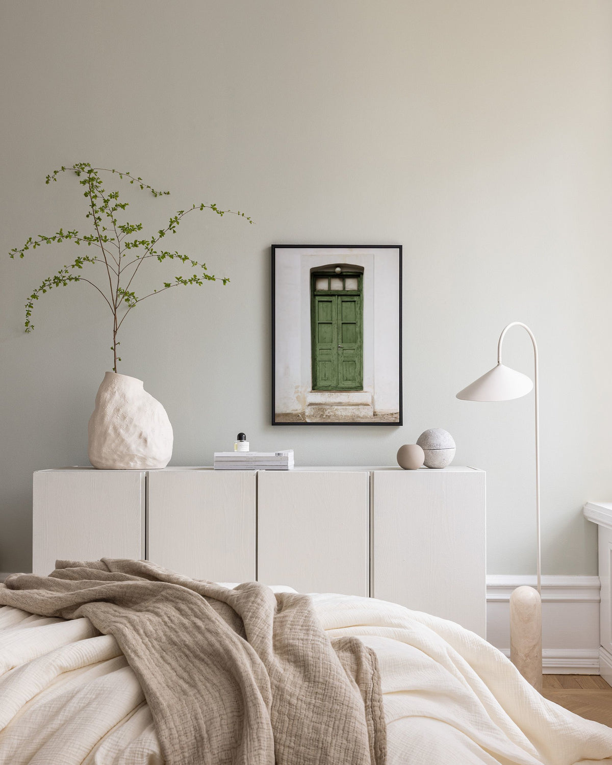 Green Entrance Canvas print