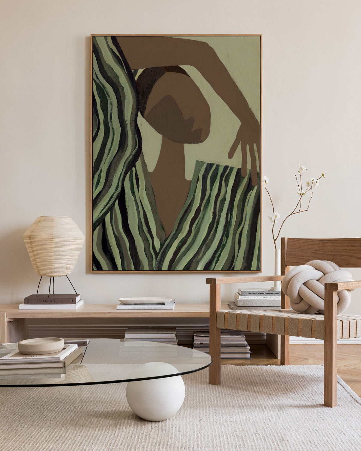 Soft Contour Canvas print