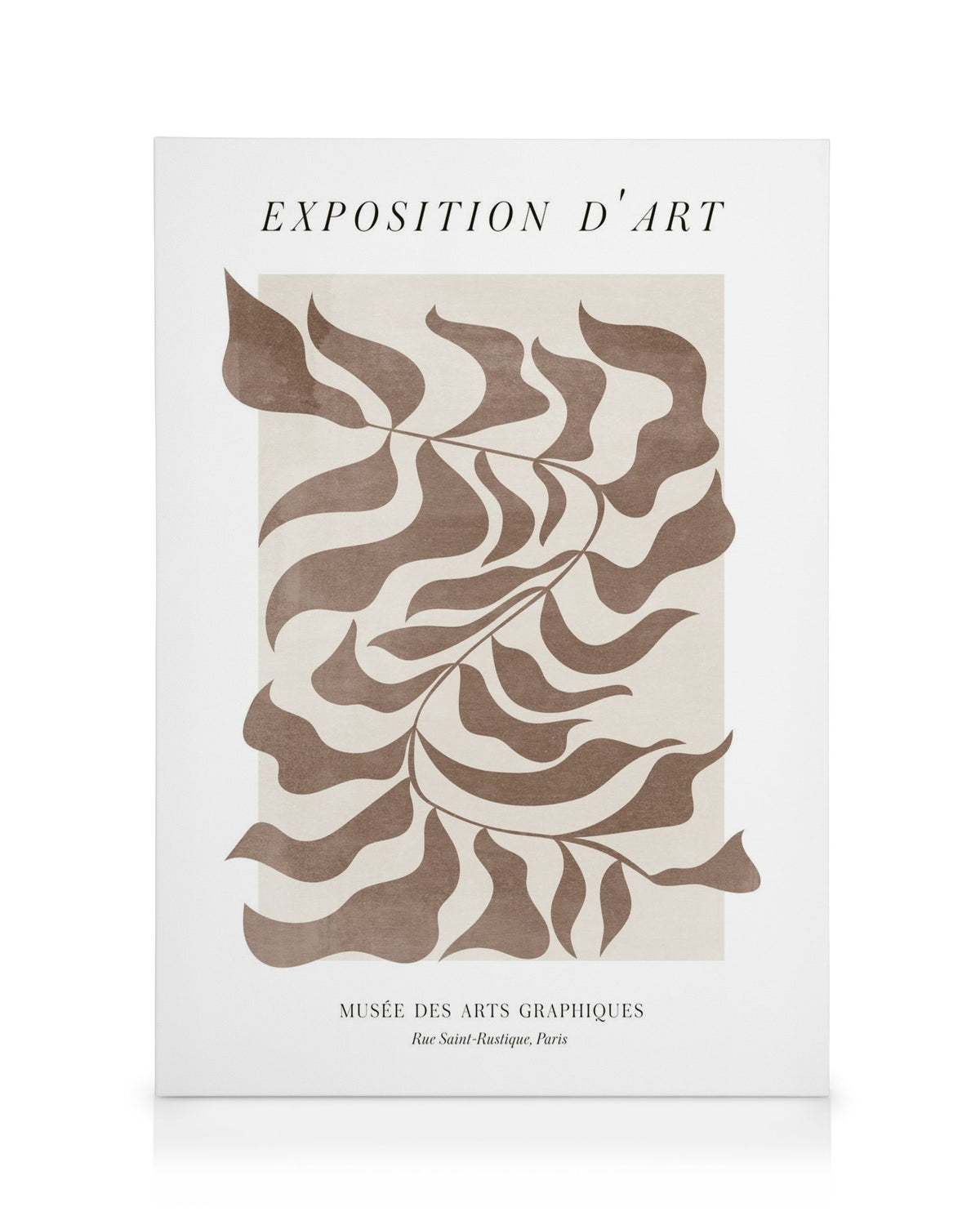 Exposition D'art Graphique No1 Canvas print