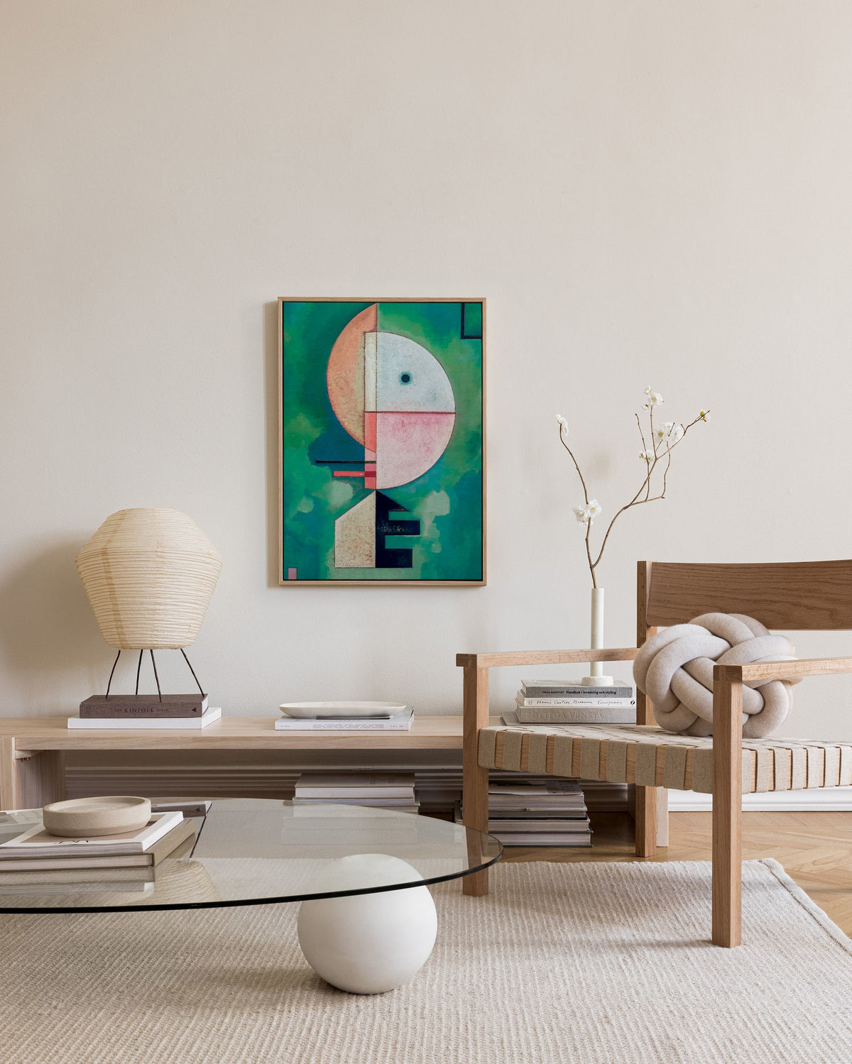 Kandinsky - Upward Canvas print