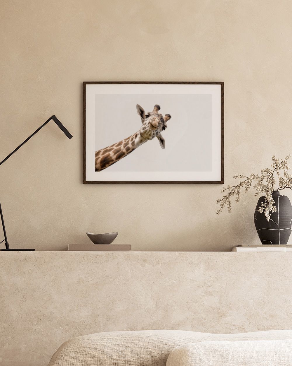 Curious Giraffe Print