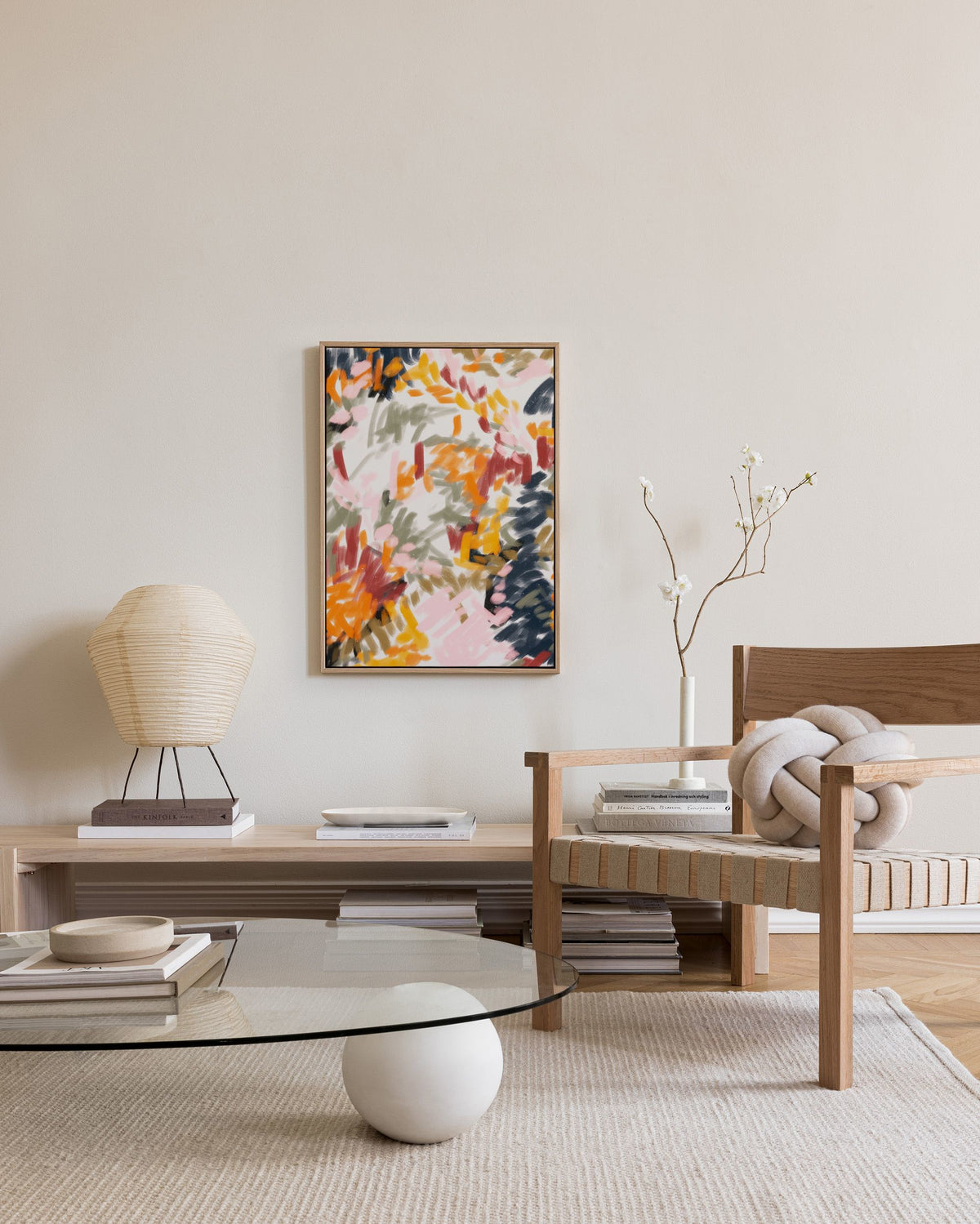 Le Jardin No2 Canvas print
