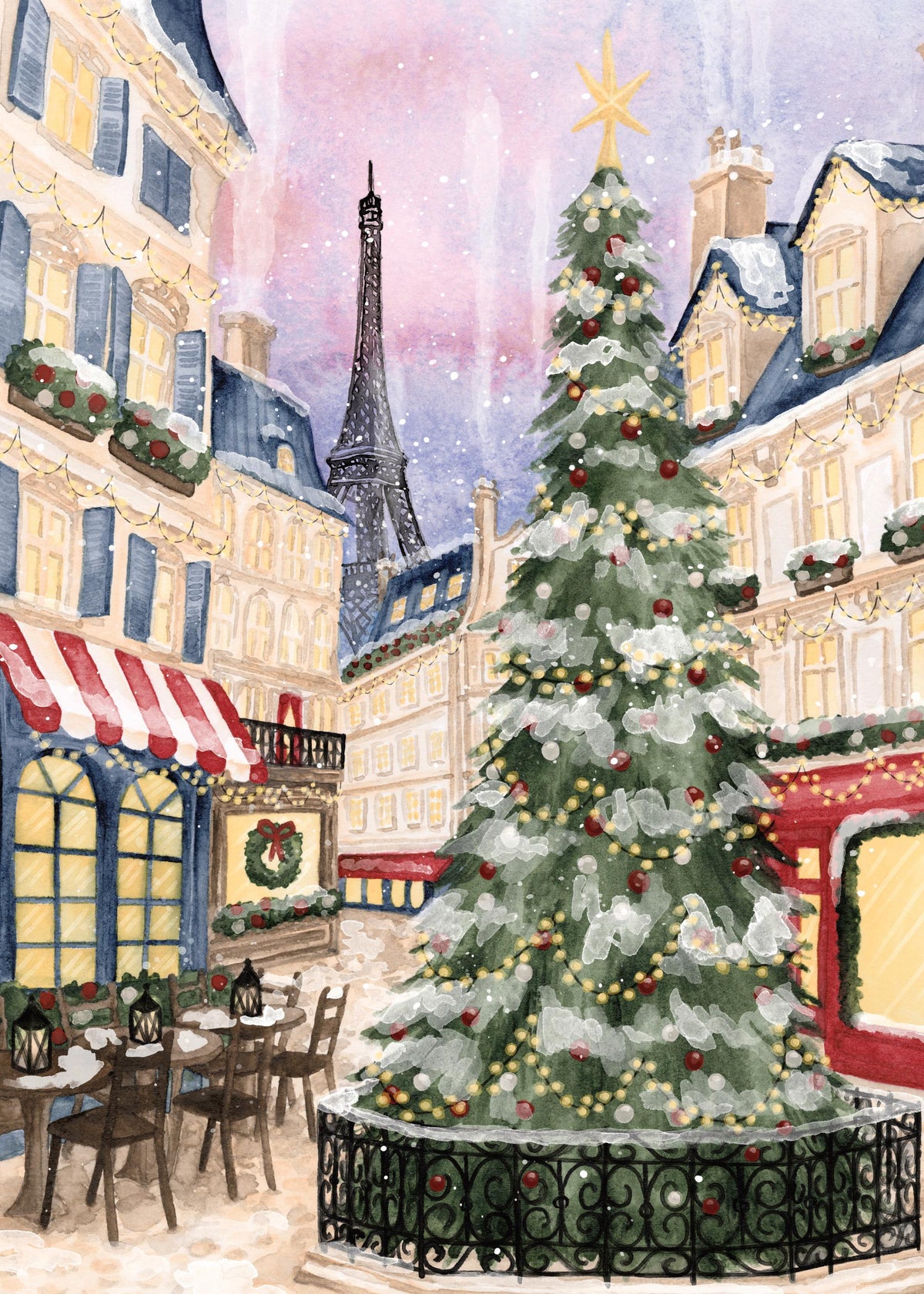Christmas in Town Print