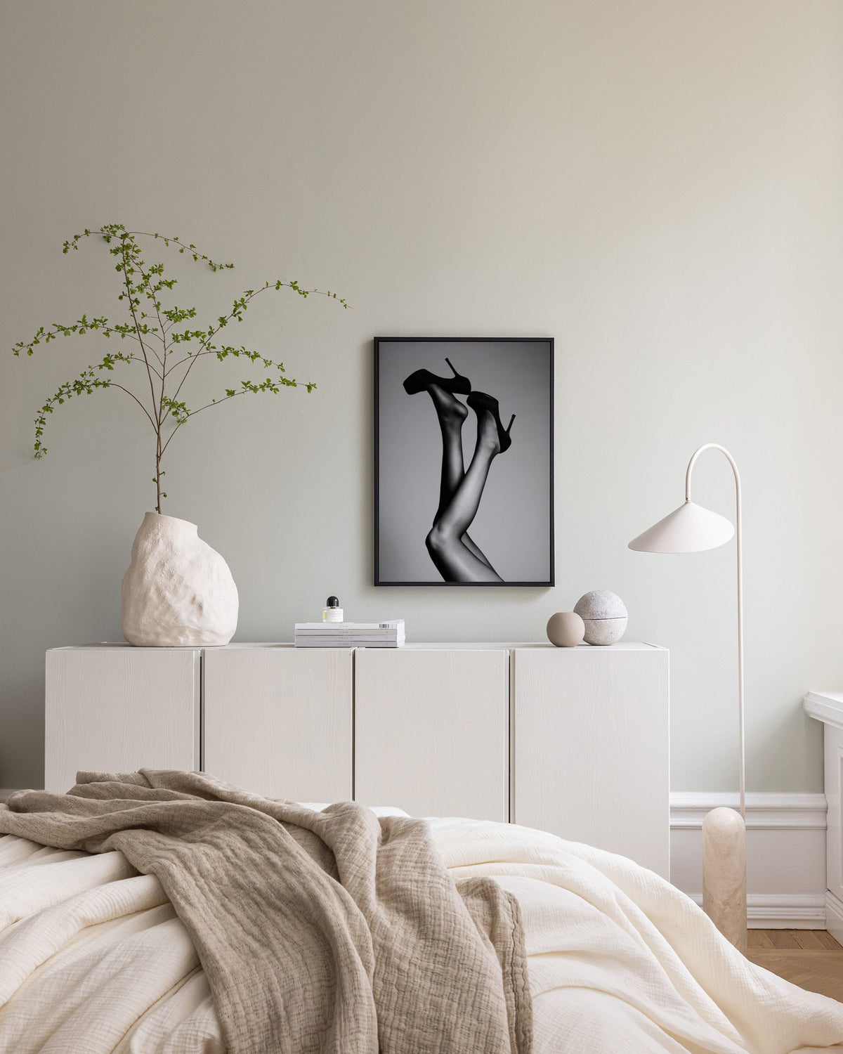 B&W Legs Canvas print