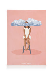 Giselle Dekel - Pink Meditation Canvas print
