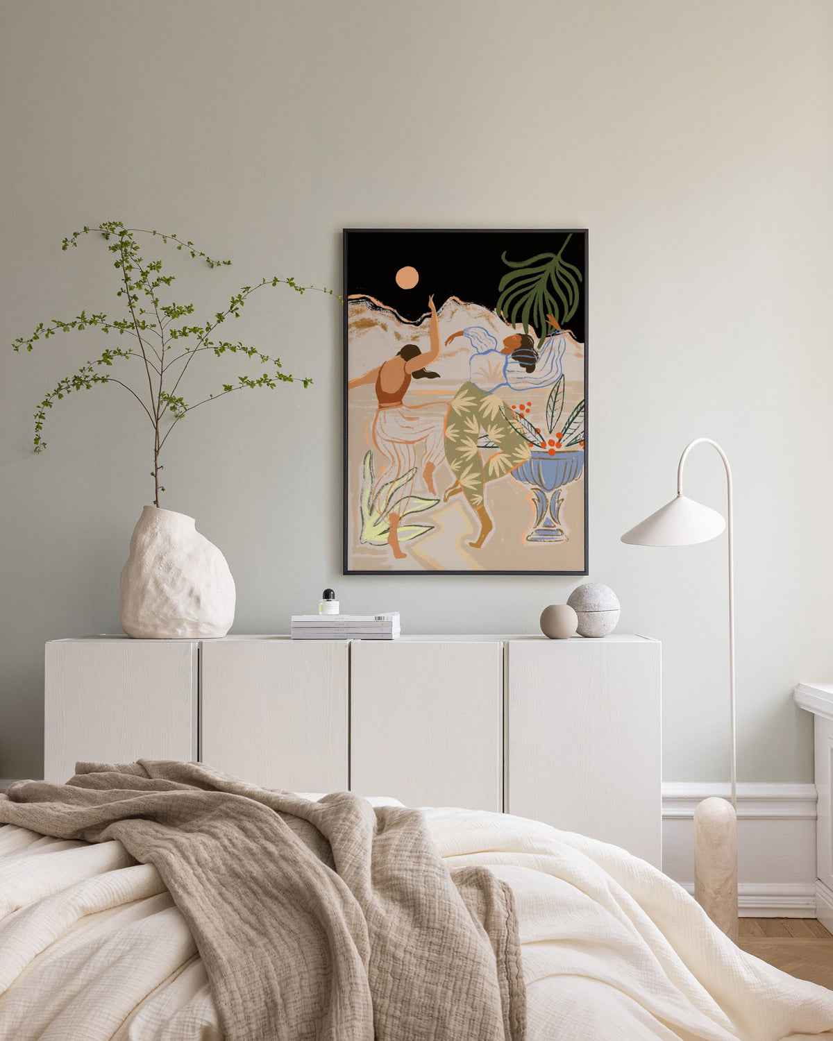 Arty Guava - Lay Hoon - Dancing Under The Moonlight Canvas print