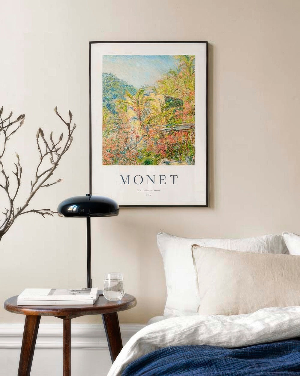Monet - The Valley of Sasso Print