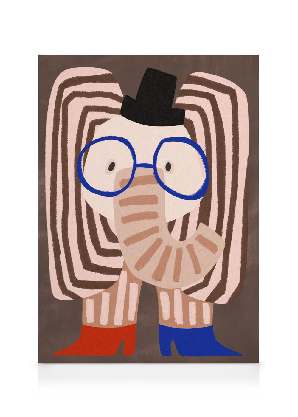 Dapper Elephant Canvas print