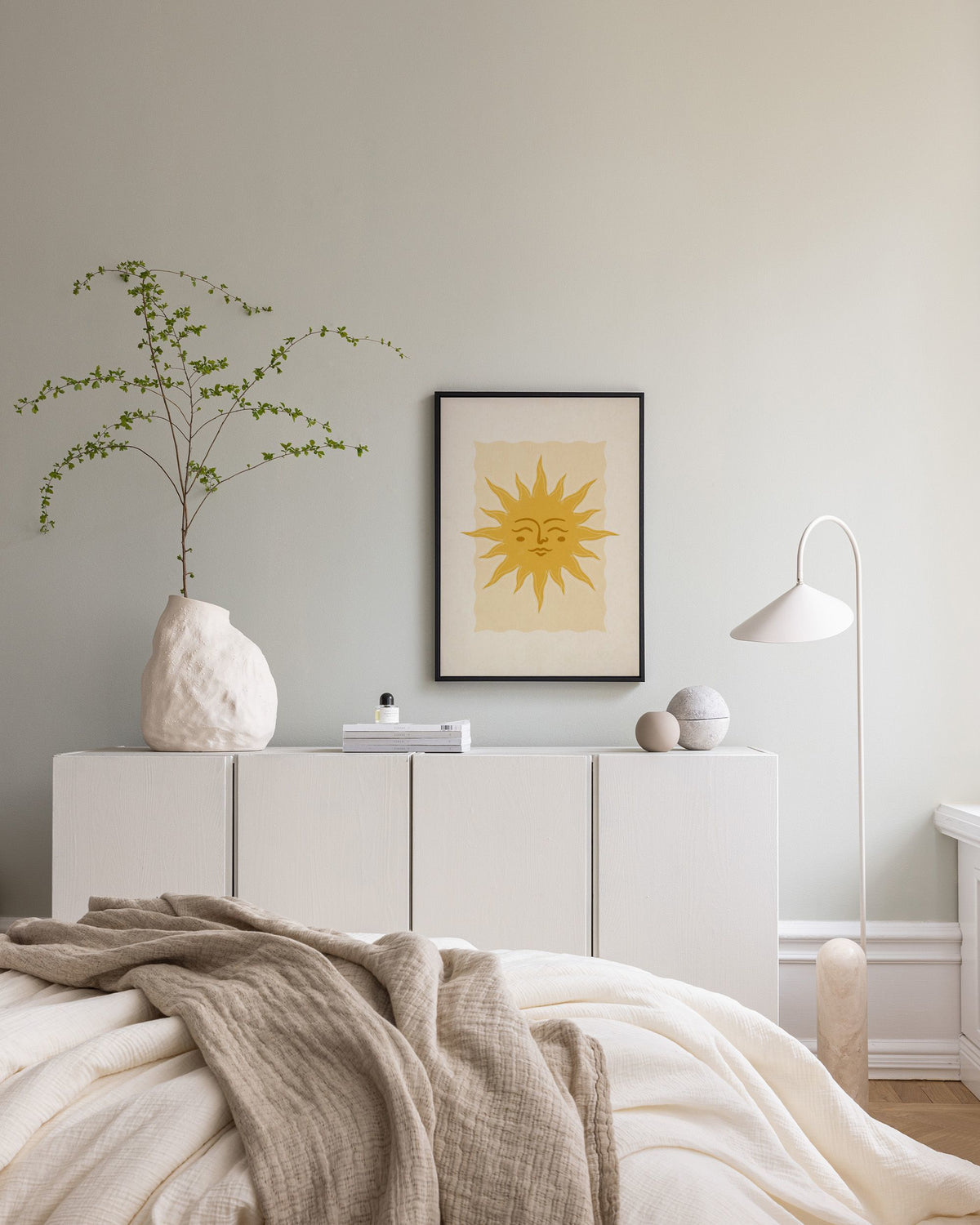 Warming Sun Canvas print