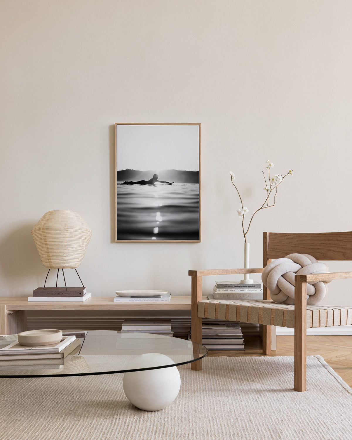 On The Surface Canvas print