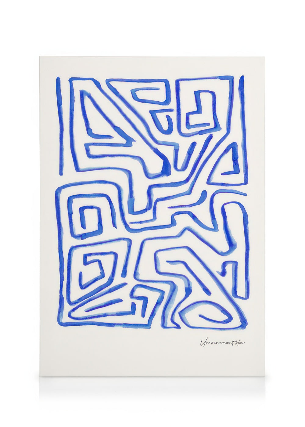Un Ornament Bleu Canvas print
