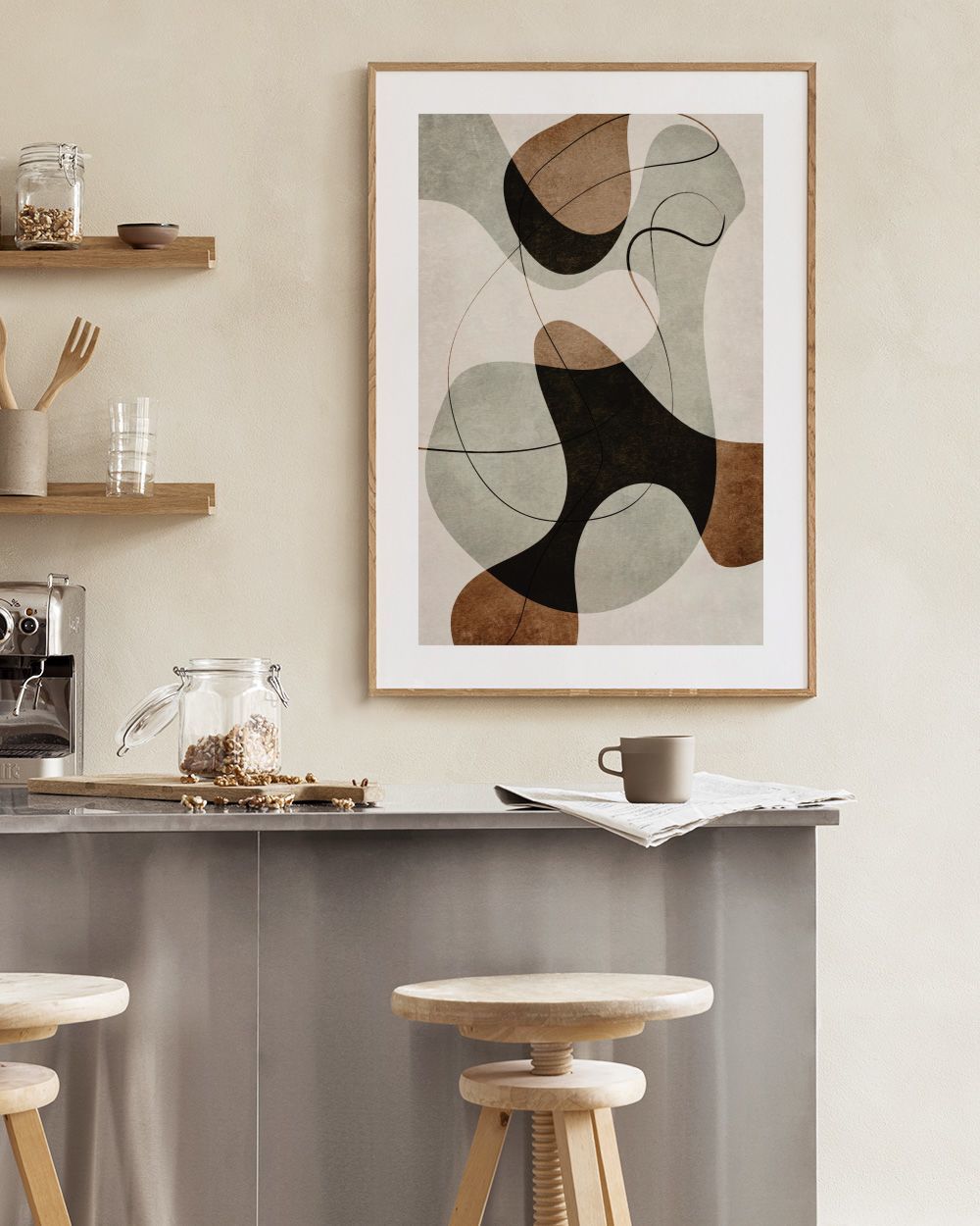 Vivid Shapes No1 Print