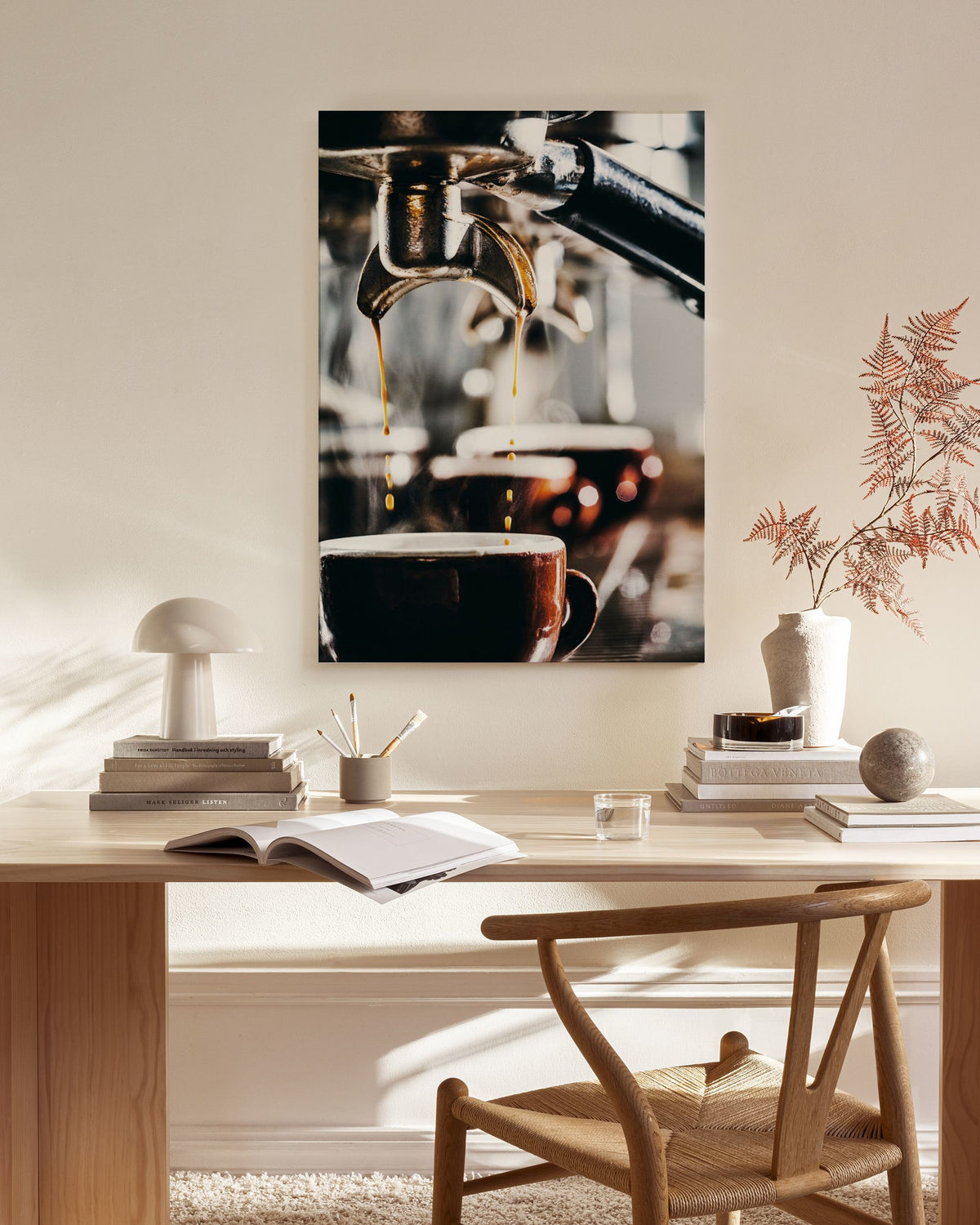 Espresso Drops Canvas print