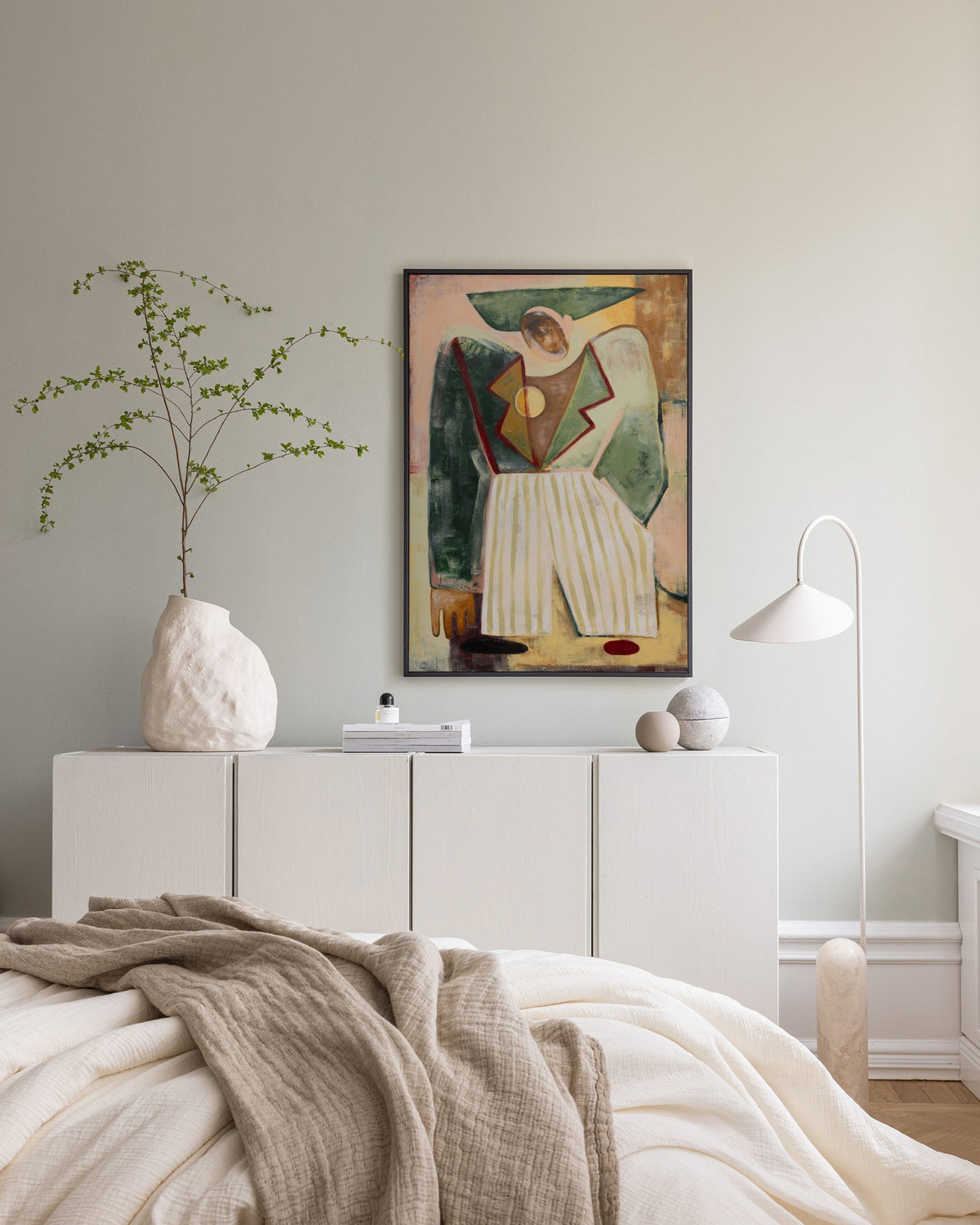 Figure in Suit Canvas print